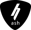 h-ash design works：アッシュデザインワークス ロゴ